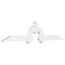 Ekena Millwork Ericson Architectural Grade PVC Gable Bracket, 72"W x 15"H x 2"D x 4"F, 5/12 Pitch GBP072X15X0204ERI00 - alternate 1
